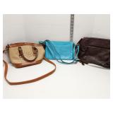 Lot of 3 women's purses/handbags