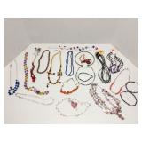 Group of fashion jewelry - necklaces