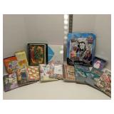 Group of greeting cards, notebooks & Disney poster