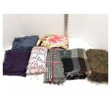 Group of scarves