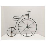 Metal big wheel bicycle wall decor 19x17