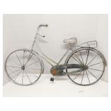 Metal bicycle wall decor 30x18