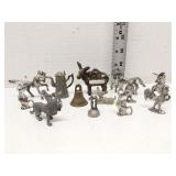 Group of metal miniatures