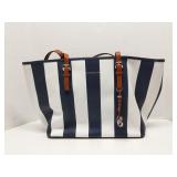 Michael Kors blue/white tote bag