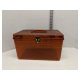 Sewing notion box and contents