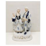 Dresden-Style Courting Couple Figurine