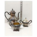 Vintage Silverplate Tea Set