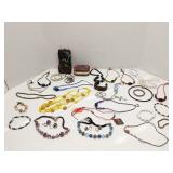 Group of fashion jewelry - bracelets & necklaces