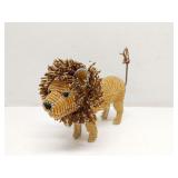 Beaded wire Lion figure 10'