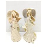 Lot of 2 Enesco Foundations angel figures