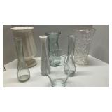 Group of 7 Various Size and Shape Vases
