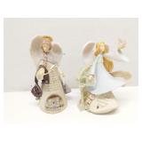 Lot of 2 Enesco Foundations angel figures