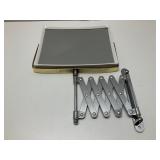 MCM Accordion Wall Mount Pivoting Vanity Mirror