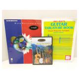 2 Music books for guitar & a DVD for guitar