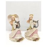 Lot of 2 Enesco Foundations angel figures