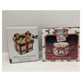 2 Fitz & Floyd Christmas items