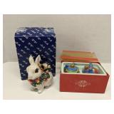 2 Fitz & Floyd items - Salt & Pepper + Rabbit