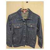 Me & You glitter denim jacket, size small