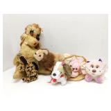 Group of vtg plush toys