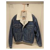 Levi's Authentic sherpa lined denim jacket, sz 42