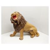21' x 17' Ceramic Lion Statue, signed Jaru 74