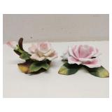 2 Andrea by Sadek & HomCo Porcelain Roses