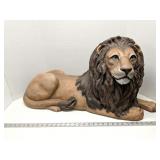 36' Ceramic Lion Statue, signed Pandora 92