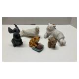 Lot of 5 Animal Figurines