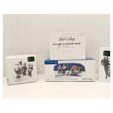 Group of Dept 56 Snow Village accesories