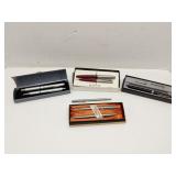Group of pen/pencil sets - Cross, Parker
