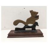 Vintage Cast Iron Squirrel With Acorn Nutcracker