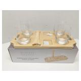 Sommelier Wine Board with Glasses