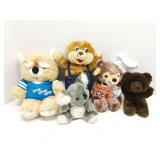 Group of vtg plush toys - Shoney Bear & Russ