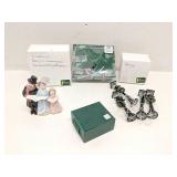 Group of Dept 56 Snow Village accesories