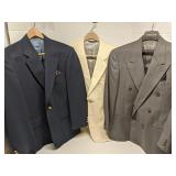 Lot of 3 suit jackets
