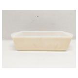 Fire King Peach Luster caserole dish