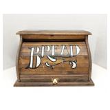 Vintage wood bread box