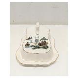 Vintage Sandland Ware covered butter dish