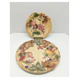 10' Canape & 12' Buffet Plate Tuscan Villa