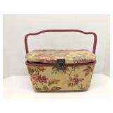 Sewing box with contents