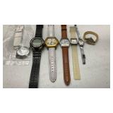 Lot of 7 Watches Various Styles & Types Not Tested