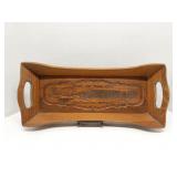 Our Daily Bread wood tray centepiece