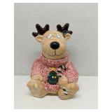 Home Trends Reindeer Cookie Jar