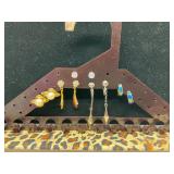 Lot of 10 Earrings 9 pierced 1 chip Hanger Not