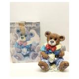 Dolomite Teddy Bear cookie jar w/ box