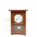 Ethan Allen wood case clock 17.5' tall