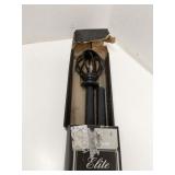 Elite Home adjustable drapery rod set