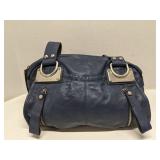 Navy blue B. Makowsky purse