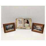 Franklin Mint 'I Am The Way' plate & 2 Thomas