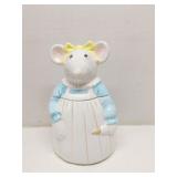 Vintage Miss Mouse Ceramic Cookie Jar